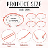 20Pcs Waxed Polyester Cord Bracelet Making AJEW-TAC00094-3