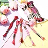 12 Skeins 12 Colors 6-Ply Polyester Embroidery Floss OCOR-FS0001-01A-02-8