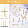 20Pcs 2 Colors 201 Stainless Steel Pendants STAS-DC0014-09-5
