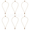 Adjustable Waxed Polyester Cord Necklace Making NJEW-TAC0031-3