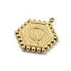 201 Stainless Steel Pendants STAS-R227-01Q-G-2