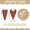 2 Sets 2-Hole Wood Buttons WOOD-FG0001-62-2