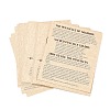 Blank Word Cards AJEW-P131-05-2