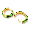 Rack Plating Brass Hoop Earrings EJEW-C102-44G-01-2