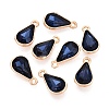 Faceted Glass Rhinestone Pendants FIND-G049-01G-08-1