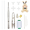 2 Sets Polyoxymethylene(POM) Toy Skeleton Joint DIY-OC0012-28-1