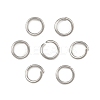 Tarnish Resistant 304 Stainless Steel Open Jump Rings STAS-N015-03-6x.0.8mm-2