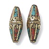 Handmade Tibetan Style Beads KK-Z157-09AG-03-1