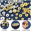 100Pcs 10 Styles Brass Rhinestone Beads RB-YW0001-17-4