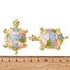 304 Stainless Steel Enamel Big Pendants X-STAS-L299-24G-03-3