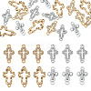 20Pcs 4 Styles Alloy Crystal Rhinestone Connector Charms FIND-TA0008-74-2