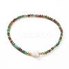 Faceted Rondelle Glass Beads Stretch Bracelets BJEW-JB05793-2