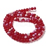 Transparent Glass Beads Strands X1-EGLA-A034-T4mm-MB07-3