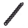 Handmade Spray Painted Acrylic Curb Chains AJEW-JB00894-03-1