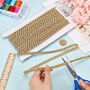 Braided Polyester Lace Trim OCOR-WH0079-23A-3