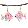 Acrylic Dangle Earrings WG47D4F-01-2