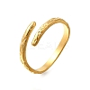 304 Stainless Steel Simple Line Open Cuff Rings LS-RJEW-M072-11G-2