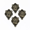 Tibetan Style Alloy Chandelier Component Links TIBE-N011-002AB-NR-1
