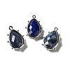 Natural Lapis Lazuli Pendants G-B009-02P-K-1
