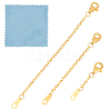 1Set S925 Sterling Silver Chain Extender Sets DIY-GO0002-29G-1