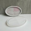Oval DIY Silicone Jewelry Plate Molds LS-SIMO-P003-01A-1