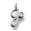 Brass Micro Pave Cubic Zirconia Pendants KK-B132-12P-G-1