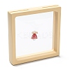 Square Transparent PE Thin Film Suspension Jewelry Display Box CON-D009-01C-01-1