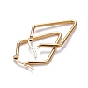 201 Stainless Steel Angular Hoop Earrings LS-EJEW-F205-04G-A-2