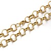 304 Stainless Steel Rolo Chains Necklaces NJEW-O051-02G-2