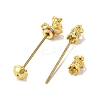 Lotus Shapes Brass Blank Beadable Pendant Bails FIND-H009-01MG-2