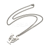 201 Stainless Steel Necklaces NJEW-Q336-01Y-P-2