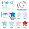 28Pcs 7 Colors Glass Beads GLAA-TA0003-34-4
