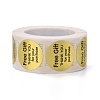 Flat Round Paper Thank You Stickers DIY-C042-09B-2