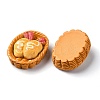 Fried Chip Doughnut Theme Opaque Resin Imitation Food Decoden Cabochons RESI-S392-02E-2