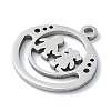 Non-Tarnish 304 Stainless Steel Pendants STAS-C097-36P-2