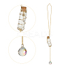 Glass Bottle Plant Hanger HJEW-DR00178-1