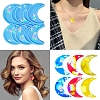 Moon Shape Holographic Pendant DIY Silicone Mold LS-DIY-K063-11-1