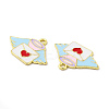 Rack Plating Alloy Pendants FIND-C018-35LG-3