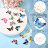  DIY Butterfly Earring Making Kit DIY-TA0006-02-5