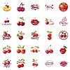 50Pcs Cartoon Cherry Paper Stickers STIC-C012-15-5