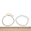 Natural Quartz Crystal Beaded Bracelets Set for Women BJEW-G752-02G-09-5