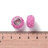 AB Color Resin Rose Flower European Beads RESI-M001-05K-3