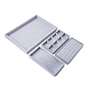 Removable Velvet Jewelry Organizer Display Trays for Earrings Necklaces Rings CON-R030-04A-3