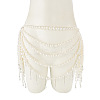 Iron & Imitation Pearl Multilayered Tassel Sexy Waist Beads Body Chains WG19B3D-02-3