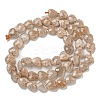 Natural Peach Moonstone Beads Strands G-P544-E05-01-3