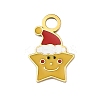 Christmas 304 Stainless Steel Enamel Charms LS-STAS-I356-02G-03-1