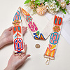 1Pc Bohemian Flower Printed Cotton Bag Straps for Bucket Bags FIND-ME0002-57-3