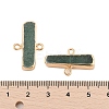 Natural Green Aventurine Connector Charms G-N344-05B-3