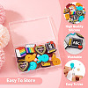 16Pcs 8 Style Food Grade Eco-Friendly Silicone Focal Beads SIL-TA0001-74-4