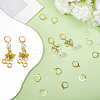 304 Stainless Steel Leverback Earring Findings STAS-SP0001-07A-4